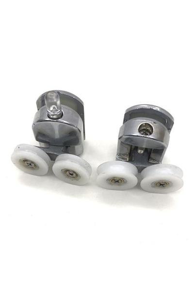 AYRINTISHOP Duşakabin Kanallı Rulman Oynar Çiftli Teker çap 22mm