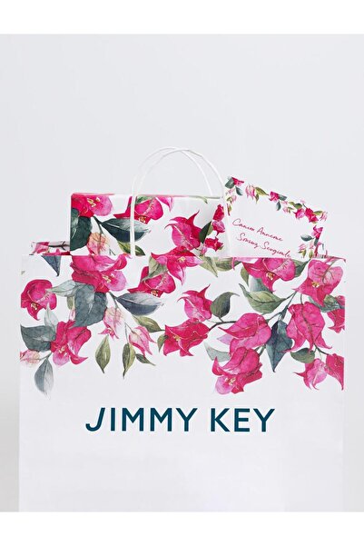 Jimmy Key Karışık Çiçek Figürlü Etnik Minimal Set