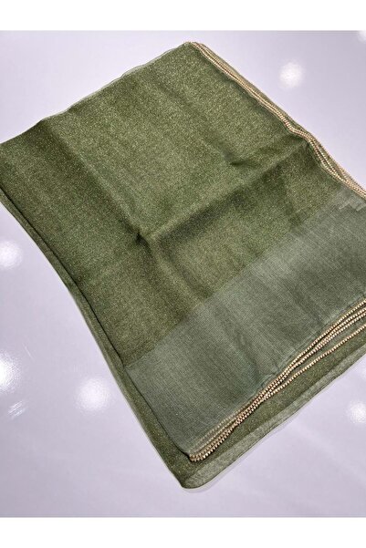 MERAM BUTİK ARMANDA TAŞLI SİMLİ TÜL ŞAL %30 İPEK - 5