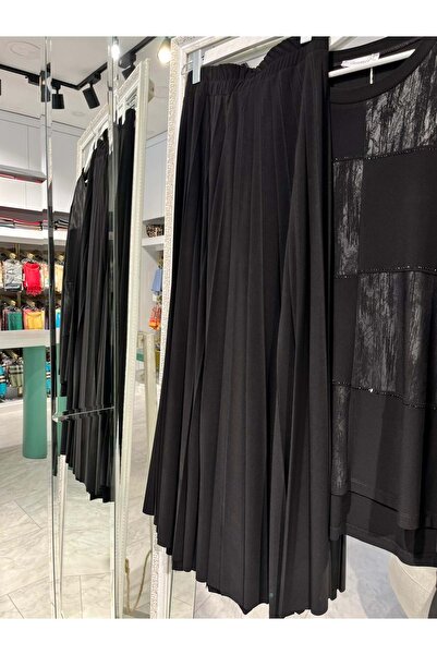 MERAM BUTİK Clemence Skirt Suit - Black - 50