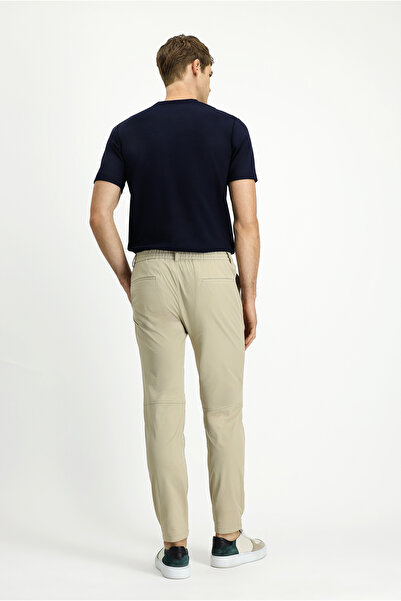 Kiğılı Techno-Line Super Slim Fit Extra Slim Fit Lycra Elastic Waist Drawstring Classic Fabric Pants