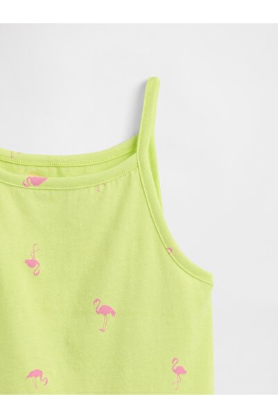 GAP Kız Bebek Sarı Askılı Fitilli Atlet