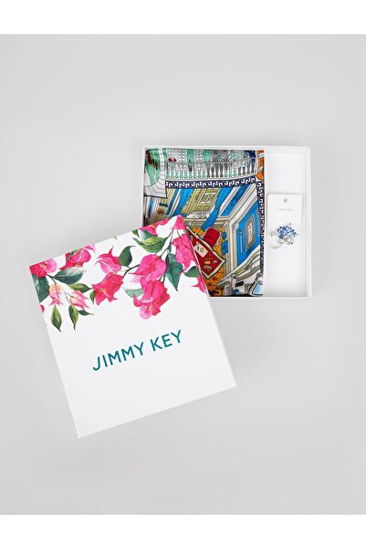 Jimmy Key Karışık Çiçek Figürlü Etnik Minimal Set