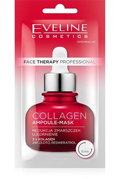 Eveline Cosmetics Yüz Terapisi Yorgun Ciltler için Kolajen Sıkılaştırıcı Ampo...