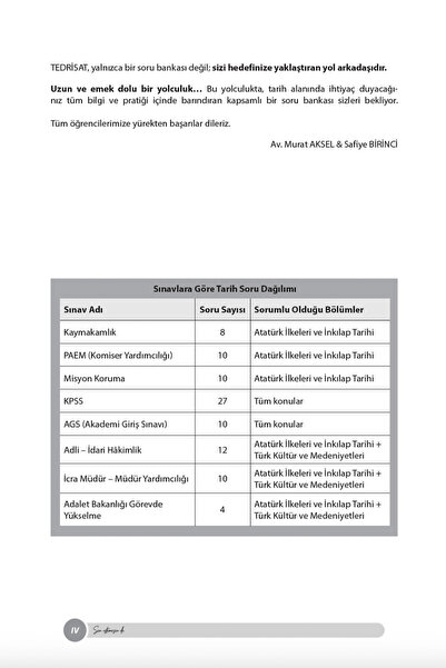 hukuk öğretir 2027 Yeni Tedrisat Tarih Soru Bankası - Paem - Kaymakamlık - Hakimlik Sınavı - Kpss - Misyon Koruma