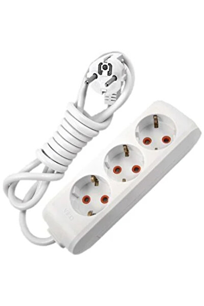 VİKO 3 LÜ 5 MT GRUP PRİZ ÇOCUK KORUMALIÜRÜNÜMÜZ PAKETLİ