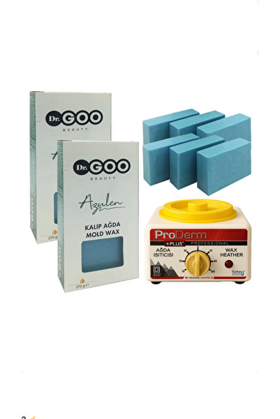 Dr. Goo Beauty 2'li Kalıp Ağda Azulen 540g Ve Ağda Isıtıcı Kazan