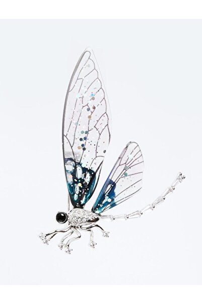 Jimmy Key Karışık Yusufçuk Figürlü Parlak Broş