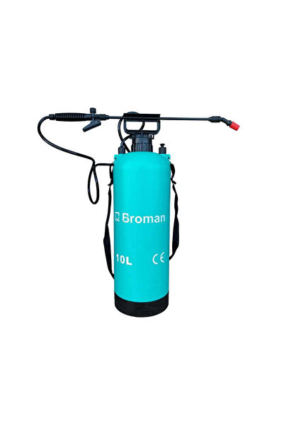 broman Pompă de pulverizare manuală 10L cu curea și lance de pulverizare