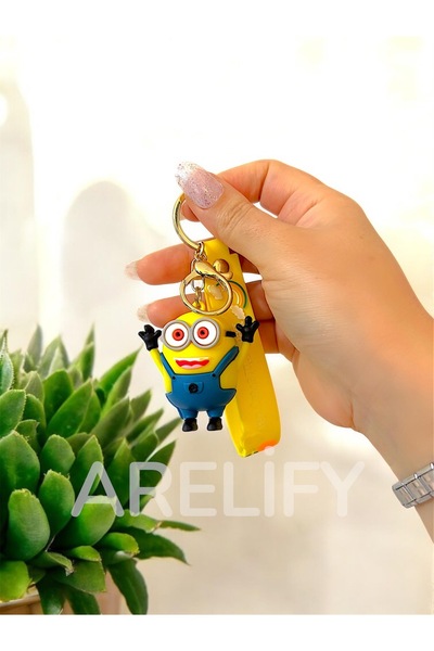 Minion Anahtarlık Çanta Süsü Silikon