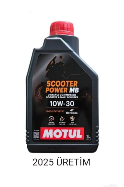 Motul Scooter Power 4t 10w30 Mb 1 Lt ( 05/2025 Üretim )