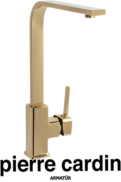 Pierre Cardin Milano Kuğu Eviye Armatürü Altın