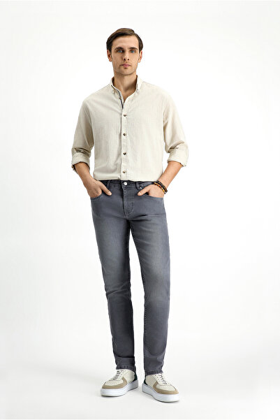 Kiğılı Slim Fit Dar Kesim Likralı Denim Pantolon