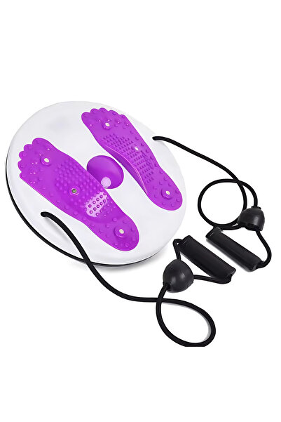 Arfseb Twister Masajlı Denge Tahtası -Spor ve Egzersizi Aleti- Mor