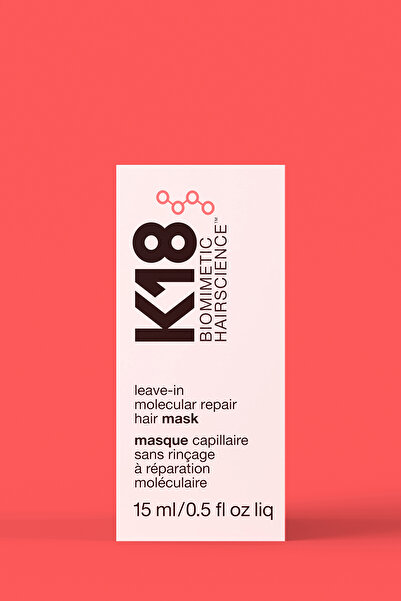 K18 كيه 18 ماسك ليف إن لإصلاح الشعر الجزيئي - 15مل