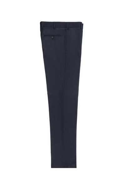 Kiğılı Pantaloni clasici din țesătură cu model Lycra cu croiala normală