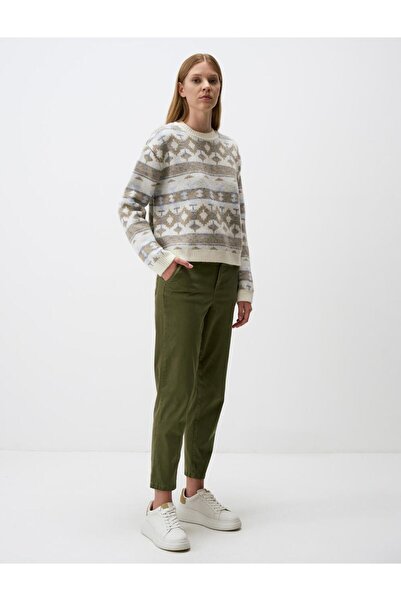 Jimmy Key Haki Normal Paça Cepli Gabardin Pantolon