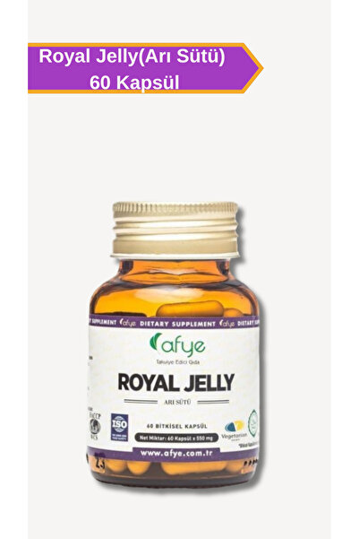 Afye Royal Jelly Arı Sütü Liyofilize 60 Kapsül 550 Mg