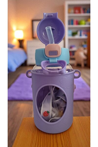 FAMEMUS ACCESSORY Labubu Figured Drawstring Flask Water Bottle