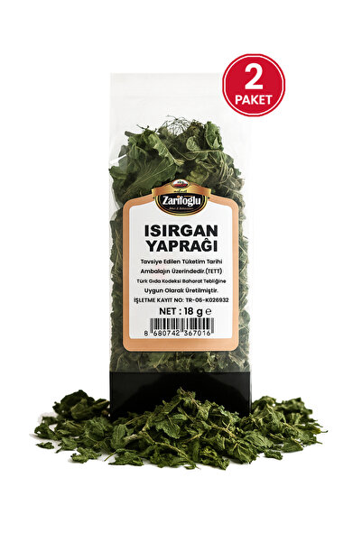 Zarifoğlu Isırgan Yaprağı Bitkisi Otu Şifalı Bitkiler 2 x 18 gr