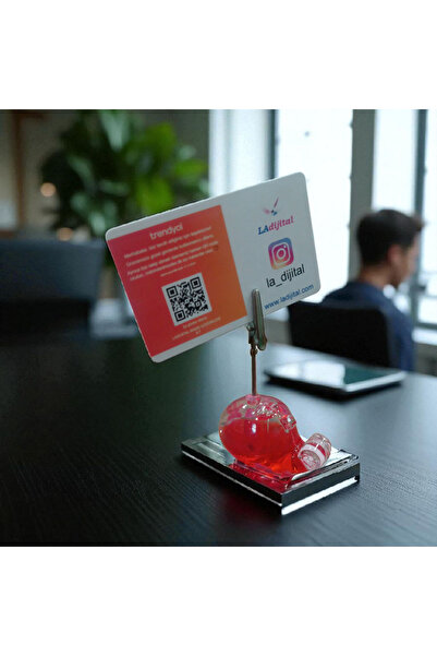 LADİJİTAL BASKI ÇÖZÜMLERİ Table Top Notepad Clamp Globe Whale