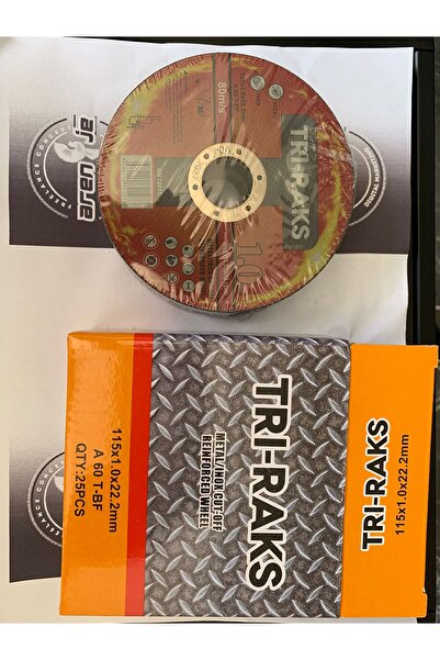 Raks İNOX KESİCİ TAŞ 115 LİK 25 ADET