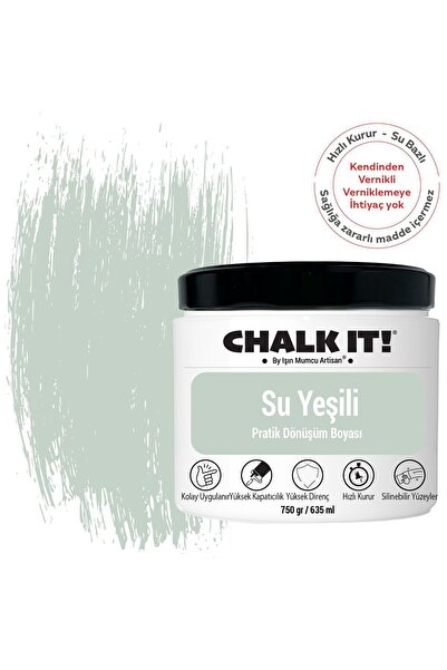 Işın Mumcu Artisan Chalk It Kendinden Vernikli Boya | Su Yeşili