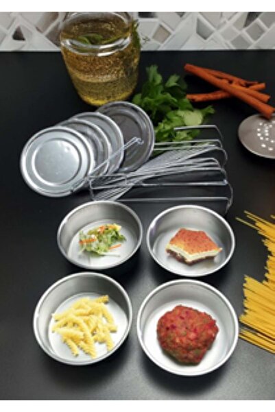 Doğuş Mutfak Sefer Tası 4 Lü Paslanmaz Çelik İki Kişilik 16x6 Cm