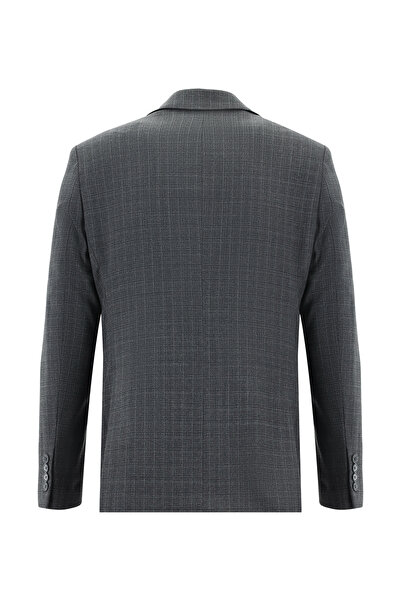 Kiğılı Regular Fit Yünlü Klasik Ekose Takım Elbise