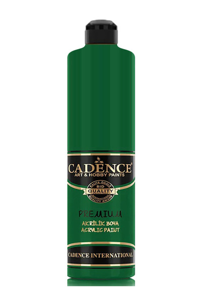 Cadence Boya Mistik Yeşil Akrilik Boya -(Ham Yüzeyler İçin) Cadence Premium A...