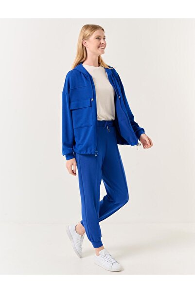 Jimmy Key Saks High Waist Narrow Leg Modal Jogger Pants with Pockets