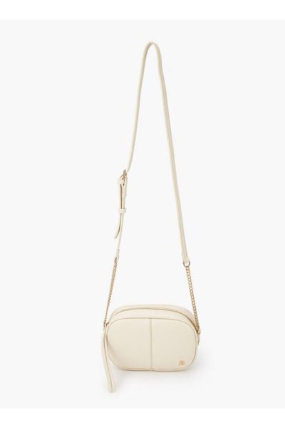 Flora Bella by Shoexpress Solid Crossbody Bag with Adjustable Strap and Zip Closure