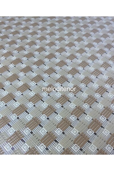 SALMAN Transparent Coating Brown Straw Luxury Easy Wipe Silicone Pvc Tarpaulin Tablecloth