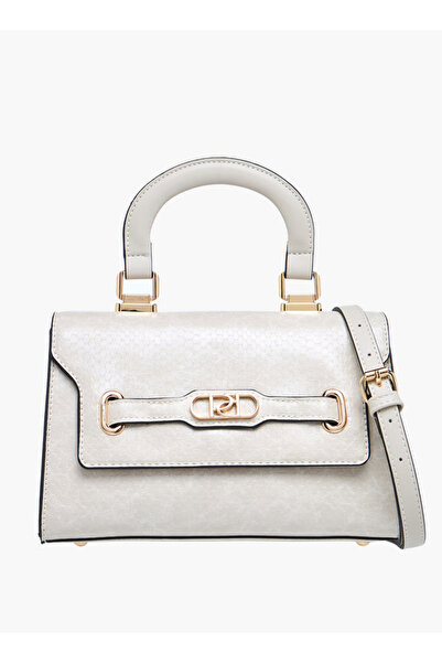 Paprika Textured Crossbody Bag with Adjustable Strap and Flap Closure W 24 x H 15 x D 10.5 cm