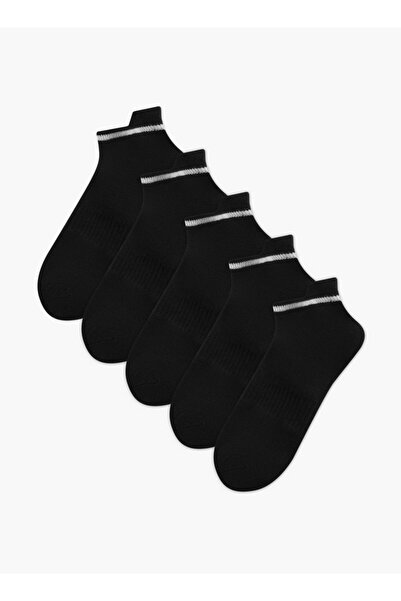 GLOO Solid Ankle Length Socks - Set of 5