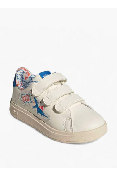 adidas Kids' ADVANTAGE DINO CF C Sneakers with Hook and Loop Closure - JP6162
