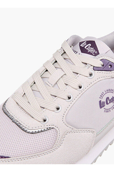 Lee Cooper Women's Logo Print Sneakers with Lace-Up Closure