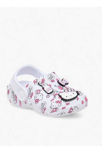 Hello Kitty Print Clogs with Backstrap