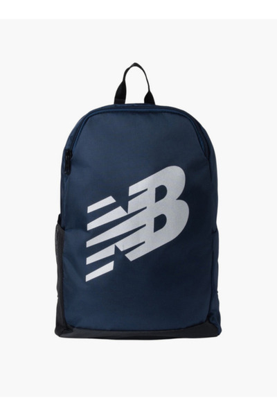 New Balance Logo Print School Backpack with Adjustable Shoulder Straps - 17x31x45 cm