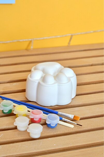 Bi' Dolu Dükkan Patili Kutu Boyama Seti | Beton Patili Kutu Boyama Seti | Evd...