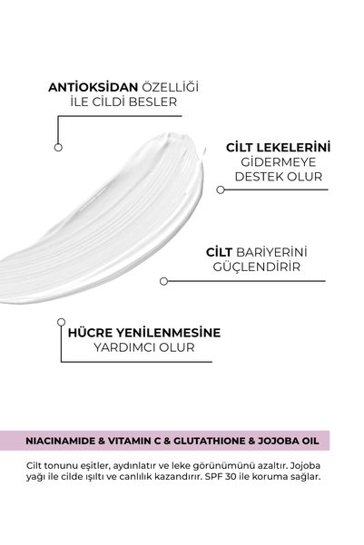 Lones Anti-Aging Brightening Anti-Blemish Moisturizing Cream Anti-Aging Spf 30 Cream 50 ml (All Skin Types)