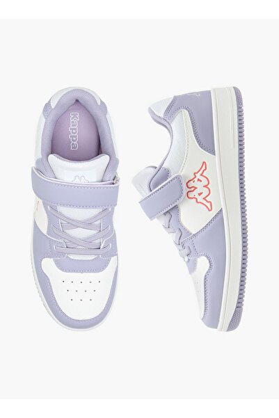 Kappa أحذية رياضية للفتيات ذات الكاحل المنخفض مع إغلاق بخطاف وحلقة