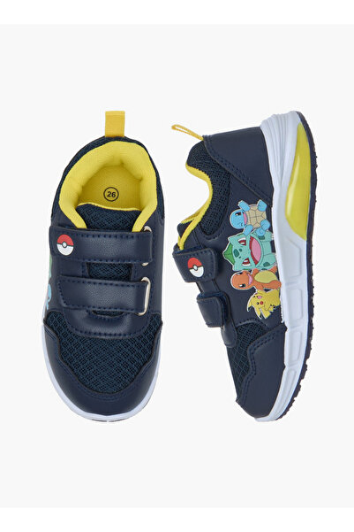 Pokemon أحذية رياضية مطبوعة مع إغلاق بخطاف وحلقة