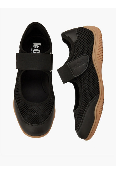 Lee Cooper Women's Textured Sneakers with Hook and Loop Closure