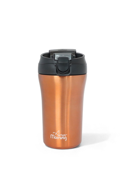 Any Morning 400 ml Paslanmaz Çelik Termos Mug, Çift Işlevli Sızdırmaz Kapaklı...