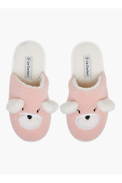 Le Confort Bear Applique Bedroom Slippers