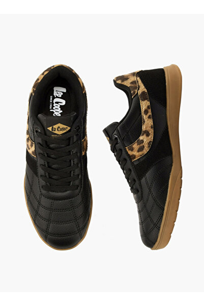 Lee Cooper Women's Animal Print Lace-Up Sneakers