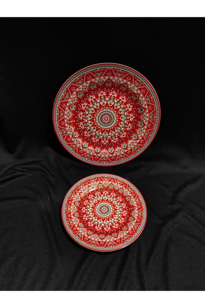 nyshediyelik isfahan concept red dream 6+1 pasta tabağı
