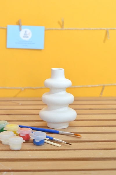 Bi' Dolu Dükkan Mini Vazo Boyama Seti | Beton Küçük Vazo Boyama Seti | Evde Okulda Kendin Yap