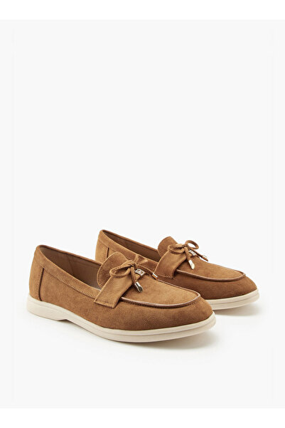 Flora Bella by Shoexpress Bow Accent Slip-On Loafers